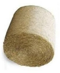 Slama v okroglih balah