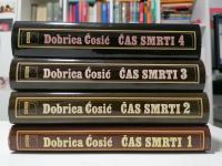Dobrica Ćošić-Čas smrti-  4 knjige. Poštnina vključena.