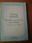 Georg Simmel - temeljna vprašanja sociologije