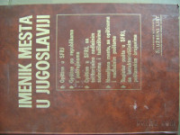 IMENIK MEST V JUGOSLAVIJI