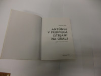 KNJIGA ANTONCI V PRIDVORU,ISTRIJANI NA OBALI