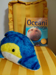 Knjiga Oceani in morja in plišasti delfin