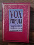 Knjiga VOX POPULI, zlata knjiga pregovorov