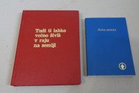 Komplet 2 knjigic Nova zaveza in Tudi ti lahko večno živiš v raju