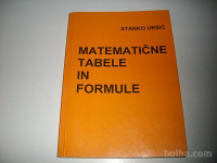 MATEMATIČNE TABELE IN FORMULE
