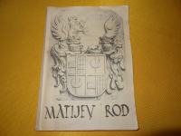 MATIJEV ROD -  PREDDVOR ZBORNIK 1970 / 71 GLASILO PIONIRJEV, MLADINCE