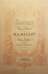 NOTE-GLASBENE , W.A MOZART , KONCERT ZA VIOLINO IN ORKESTER