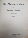 NOTE-JOHANN STRAUSS VALČKI