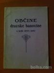 OBČINE DRAVSKE BANOVINE V LETIH 1933-1937
