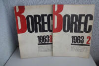Revija BOREC iz leta 1963, 2 kos