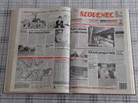STAR ČASOPIS SLOVENEC,LETNIK 1994,LEPO OHRANJEN,50 ŠTEVILK,KOT NOV