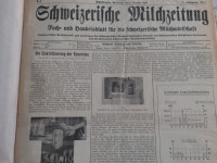 STAR KMEČKI ČASOPIS SCHWEIZERISCHE MILCHZEITUNG,1951,PREDELAVA MLEKA