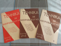 STARE REVIJE,KNJIGE, TEHNIKA IN GOSPODARSTVO,PRED WW2,1934,35,36,1938