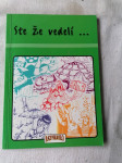 Ste že vedeli …