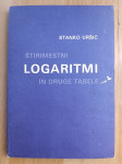 Štirimestni logaritmi in druge tabele-Stanko Uršič Ptt častim :)