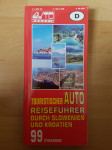 Touristischer auto reiseführer durch Slowenien und Kroatien Ptt častim