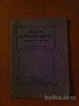 ZAČETKI SLOVENSKE MATICE (Ivan Lah)