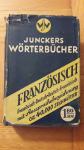 Junkers Woerterbuch Frncosko nemški in nemško francoski, Berlin