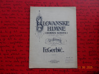 SLOVANSKE HIMNE [Glasbeni tisk] : za glasovir / priredil Fr. Gerbić