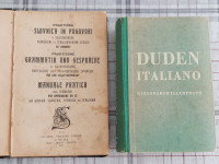STAR ITALIJANSKI ILUSTRIRANI SLOVAR,DUDEN ITALIANO,1940,WW2,EX LIBRIS