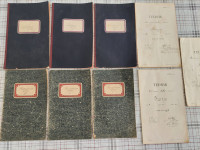 STARI DOKUMENTI,REDOVALNICE,RAZREDNICE,TEDNIK,KRANJ,1906,1909,1918,WW1