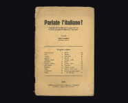 Tiskovina Parlate l'italiano? (WW2, Italijanska okupacija, Mussolini)