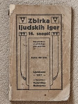 ZBIRKA LJUDSKIH IGER 16. snopič izdaja 1911