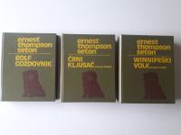 IZBRANO DELO ERNEST THOMPSON SETON, 3 KNJIGE V KOMPLETU