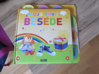 OTROŠKA KNJIGA MOJE PRVE BESEDE - KOT NOVA