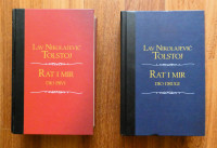 Prodam komplet dveh knjig Rat i mir (Lev N. Tolstoj), hrvaška izdaja.