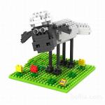 Bacek Jon (Shaun the sheep) - mini / nano kocke (manjše od LEGO), NOVO