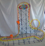 Dirkalna steza za sestavljanje- Knex Rippin Rocket Roller Coaster