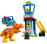 Jurassic World 10880 Dinozaver T. rex in stolp, Lego Duplo - vse kocke