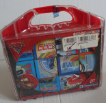 Kocke v škatli/kovčku za 6 slikic Clementoni Disney Pixar Cars