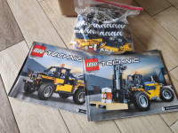 LEGO 42079 viličar in Jeep vlačilec z navodili