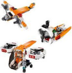 LEGO Creator 31071 Raziskovalni dron + 31041 Gradbeno vozilo