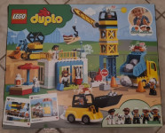 Lego Duplo 10933 Žerjav in gradnja s stolpnim žerjavom