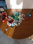 Lego izmišljen set gusarski raj, veliko kock