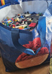 Lego kocke 18kg Mešani seti  Brez načrtov Brez embalaže