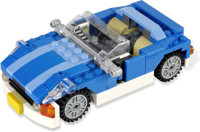 Lego kocke Creator 3 v 1 Blue Roadster 6913