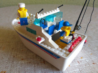 Lego kocke, set 4011 - Cabin Cruiser, tematika morje, letnik 1991