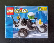Lego kocke, set 6324 - Chopper Cop, tematika mesto, letnik 1998