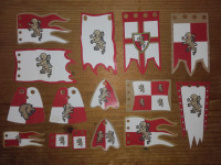 Lego kocke zastavice in plašči