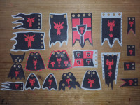 Lego kocke zastavice in plašči