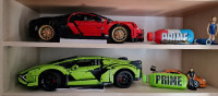 Lego Technic replike Bugatti Chiron in Lamborghini Sian