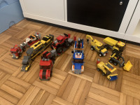 LEGO tovornjaki, avtomobili in rudarji