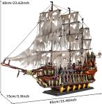 Mold King 13138 Piratska ladja Flying Dutchman iz kar 3653 kock