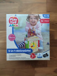 Otroška lesena igrača - Kocka aktivnosti 5 v 1
