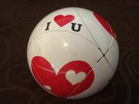 RUBIKOVA kocka KROGLA TwistBall I LOVE YOU - odličen možganski trening