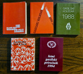 Gasilstvo GASILSKI KOLEDARJI in LETNI GASILSKI PRIROČNIK 1980 -1994 3€